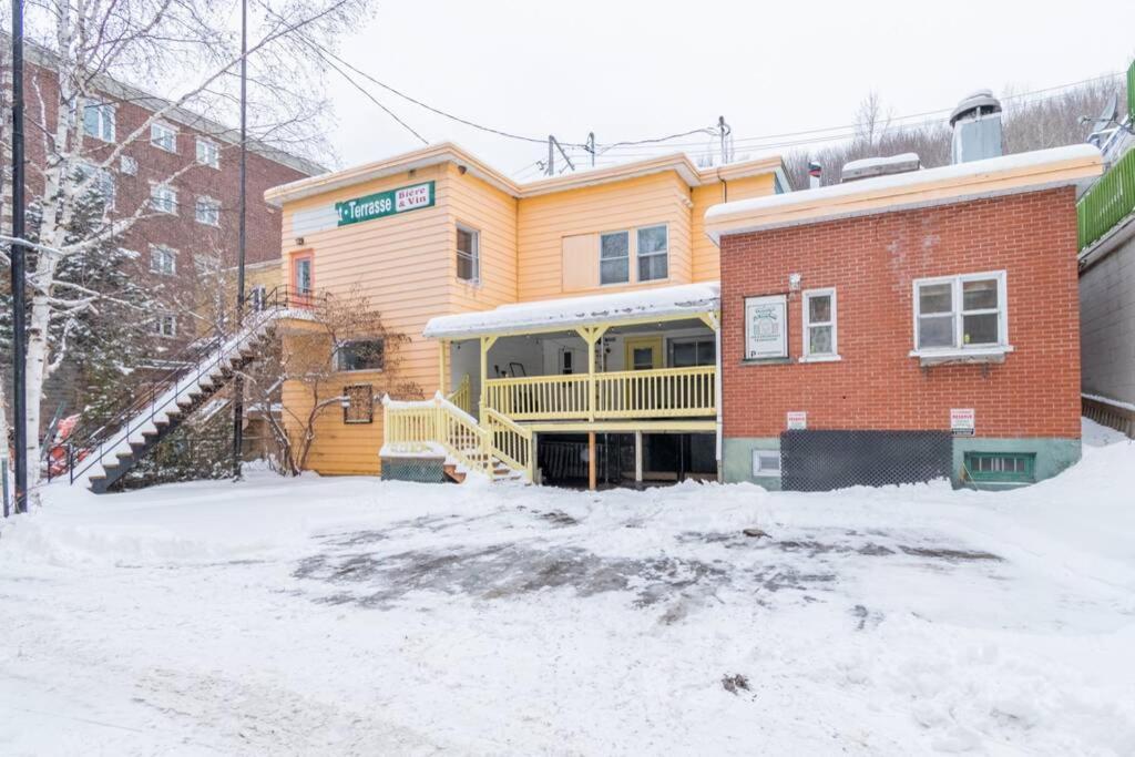 Willa L'Auberge Sainte-Anne - Ski, Spa Et Basilique Zewnętrze zdjęcie